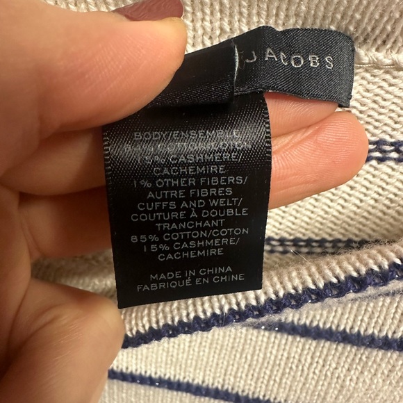 Marc By Marc Jacobs Navy and Cream Striped Dress - Picture 6 of 9